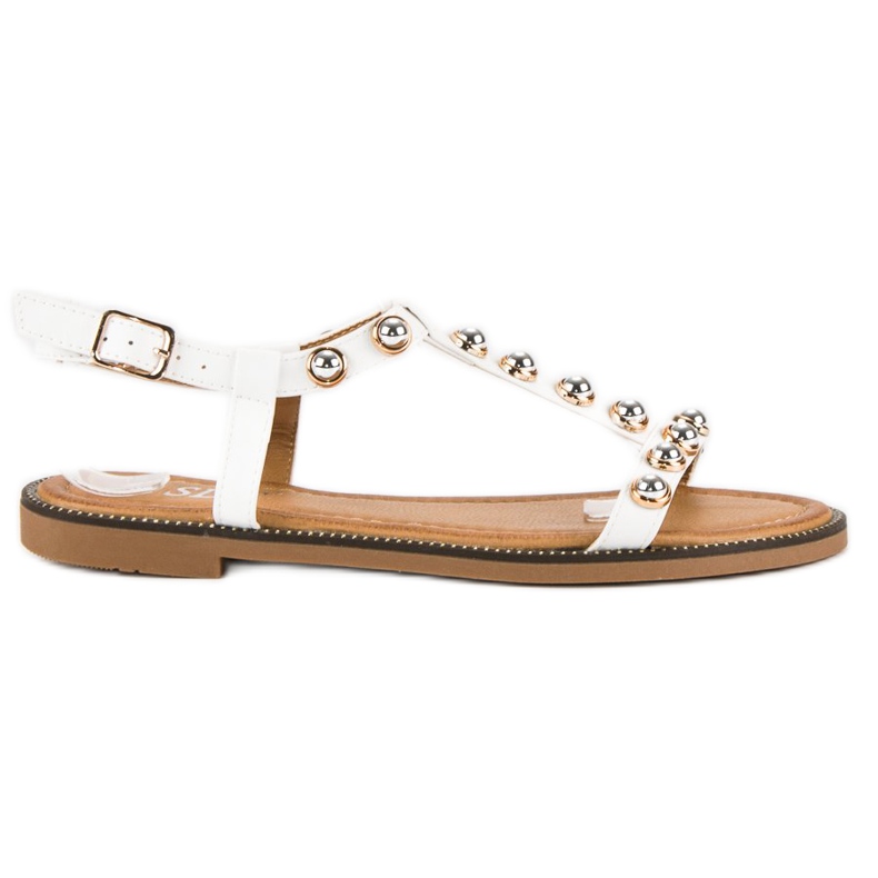SDS Sandales blanches à boucle