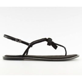 Sandales noires pour femmes tongs 17715 Negro le noir
