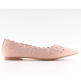Ballerines à motif rose ajouré IT-29 Rose