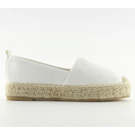 Espadrilles femme blanches BB10P blanc