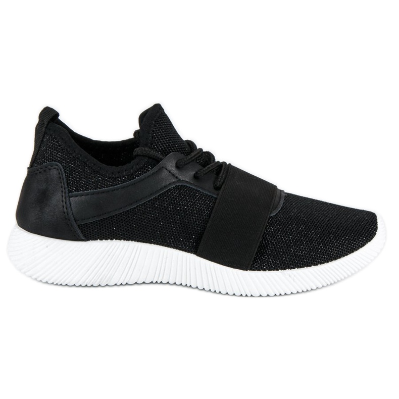 Chaussures à enfiler noires le noir
