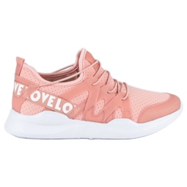 Chaussures de sport à la mode blanche rose Chaussures de sport à la mode blanche rose