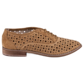 Corina Chaussures ajourées avec un lien brun