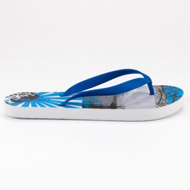 Tongs Hommes bleu