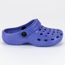 Tongs en caoutchouc violet