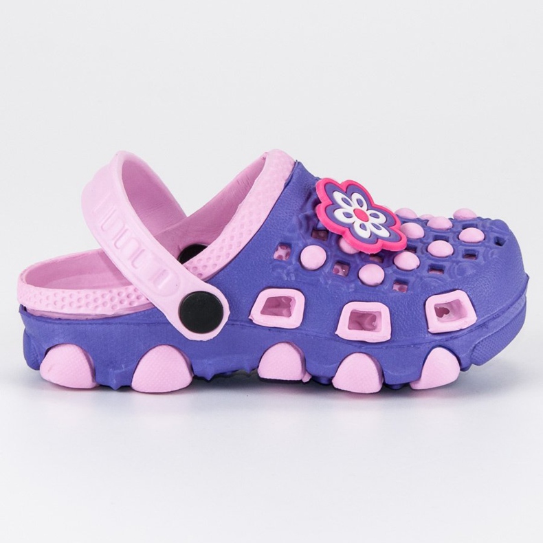 Chaussons enfants violet
