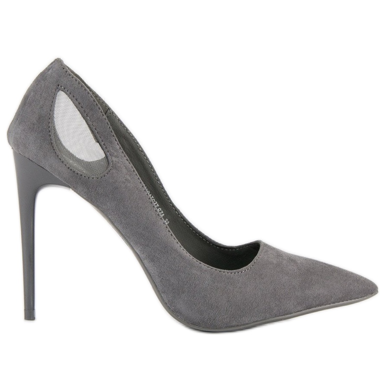 Escarpins Vinceza en daim gris