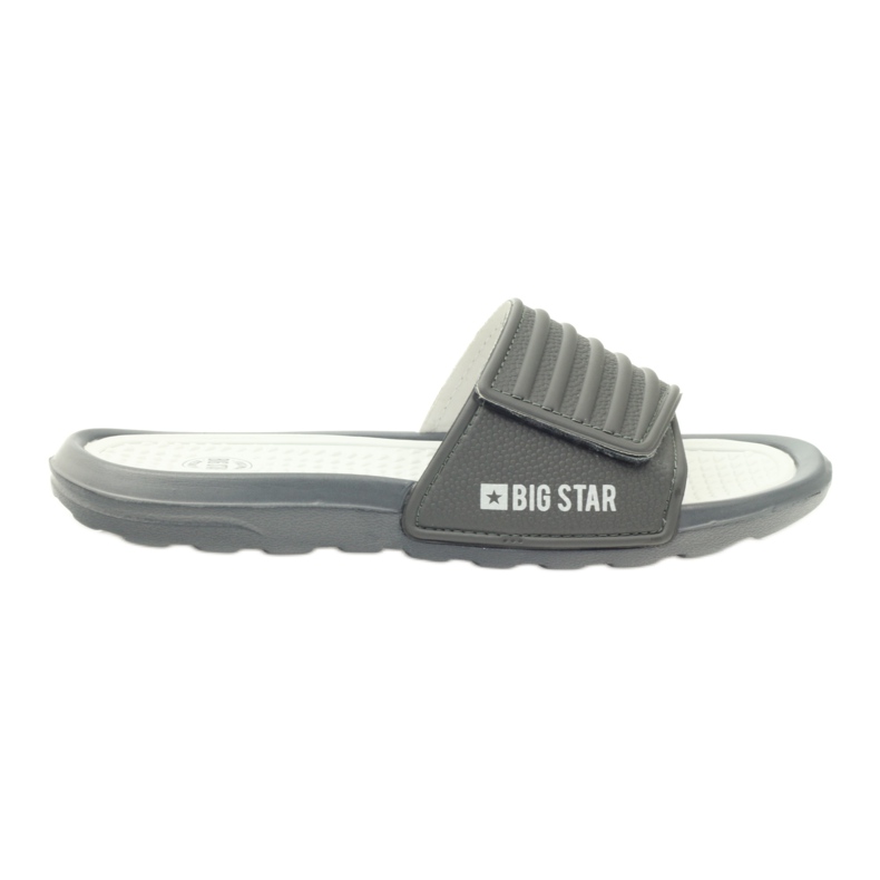 Tongs Big Star à profil velcro gris Tongs Big Star à profil velcro gris