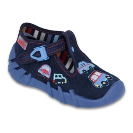 Befado chaussures pour enfants 110P213 bleu marine