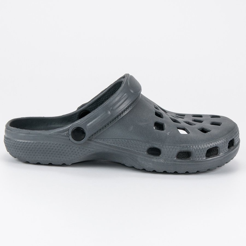 Pantoufles hommes gris