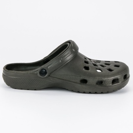 Pantoufles hommes vert foncé