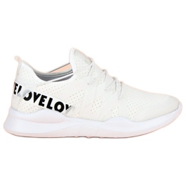Chaussures de sport à la mode blanc noir