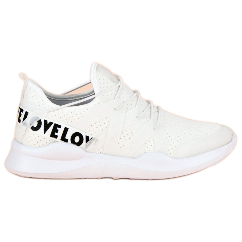 Chaussures de sport à la mode blanche le noir