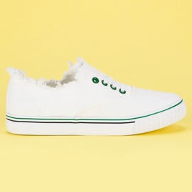 L&H Baskets nouées à la mode blanche