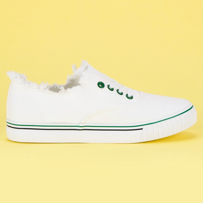 L&H Baskets nouées à la mode blanche