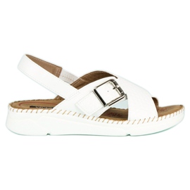 Sandales vices confortables blanc