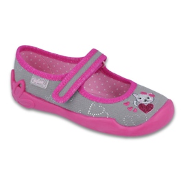 Chaussures enfant Befado 114X295 gris rose