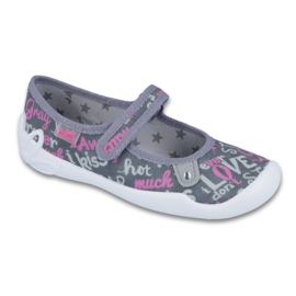 Chaussures pour enfants Befado 114Y312 gris rose