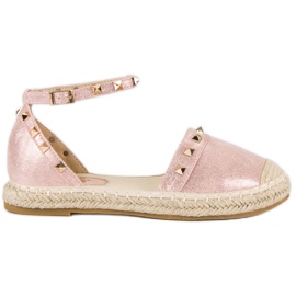 Fama Sandales espadrilles roses