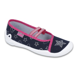 Befado chaussures pour enfants 116Y246 rose bleu marin