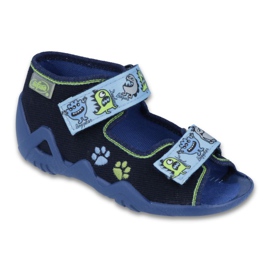 Befado vert chaussures pour enfants 250P076 bleu bleu marine