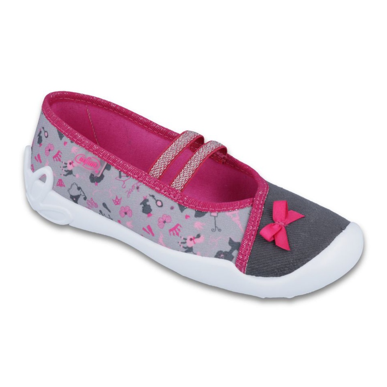 Befado chaussures pour enfants 116Y244 gris rose