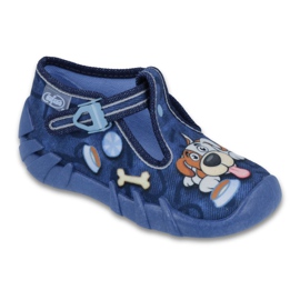 Befado chaussures pour enfants 110P322 brun bleu bleu marine