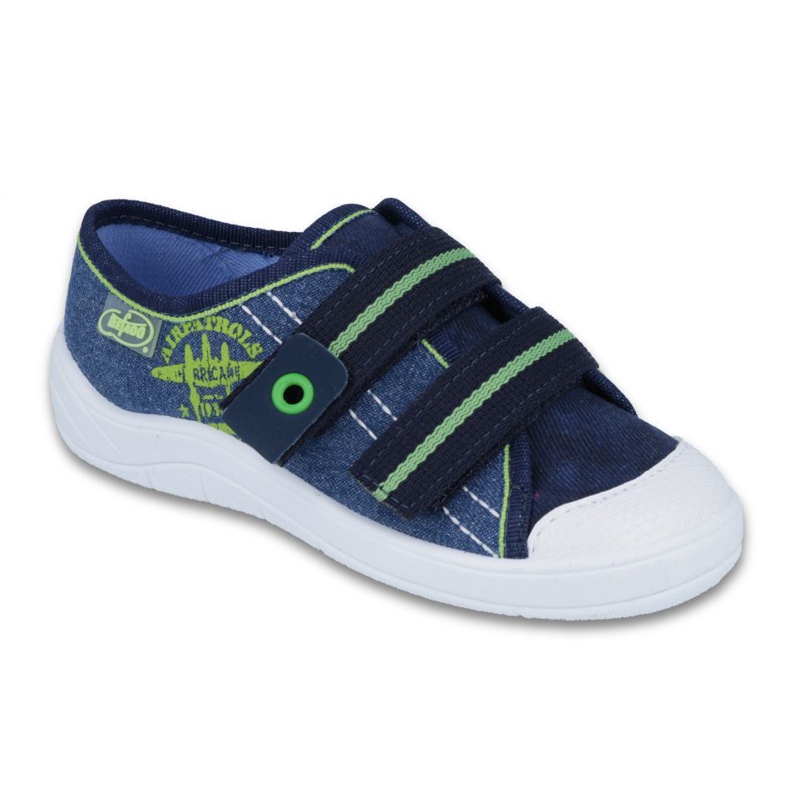 Befado chaussures pour enfants 672Y061 bleu vert bleu marin