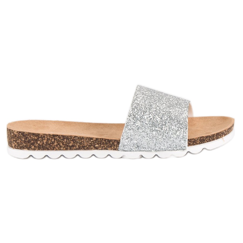 Sixth Sense Chaussons pailletés femme gris