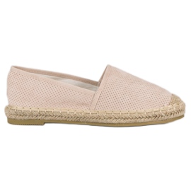 Bestelle Espadrilles beiges ajourées