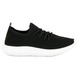 Anesia Paris Chaussures de sport à la mode noir