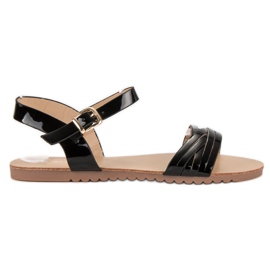 Bestelle Sandales vernies noires
