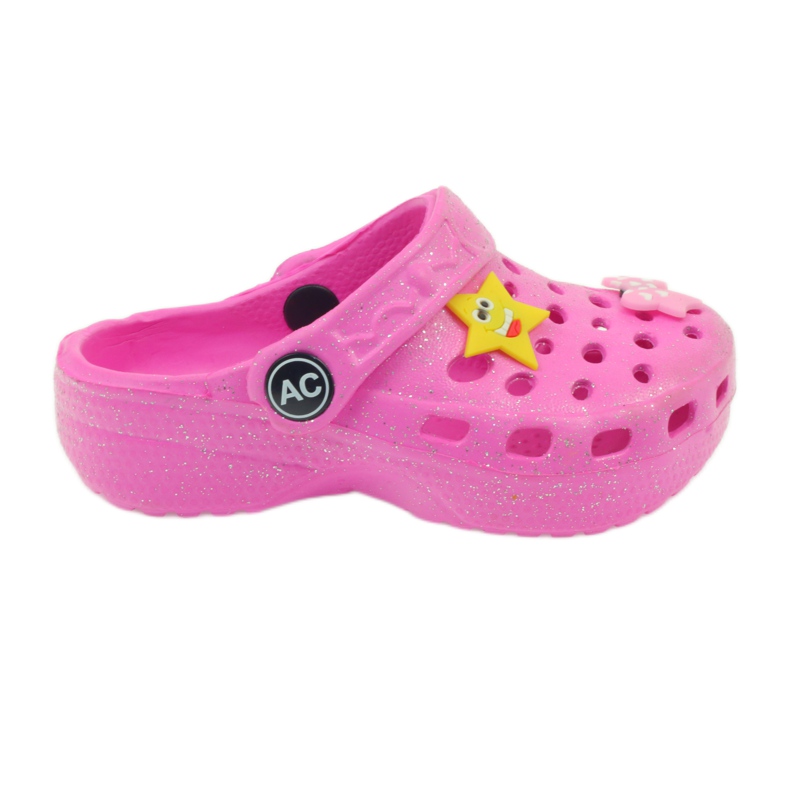 American Club Chaussons enfants crocs américains rose American Club Chaussons enfants crocs américains rose