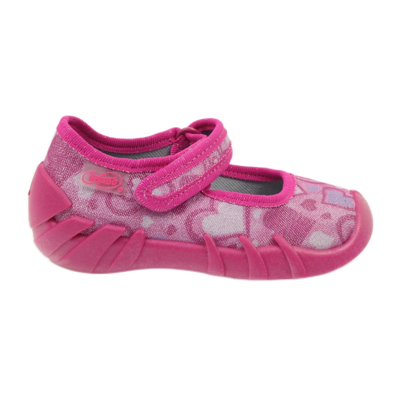 Befado chaussures pour enfants 109p154 pantoufles rose