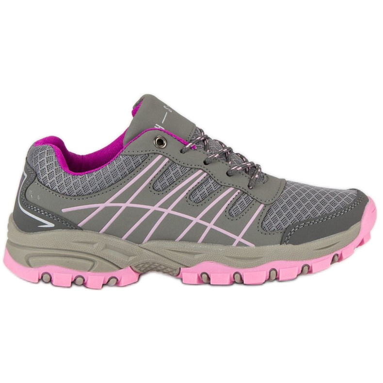 Chaussures de sport pour femmes gris rose