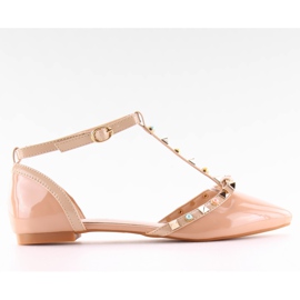 Ballerines à plots roses DM29P rose