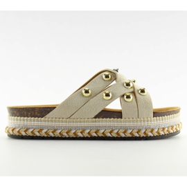 BV-418 Chaussons espadrilles beiges beiges BV-418 Chaussons espadrilles beiges beiges