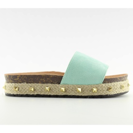 Espadrilles menthe LS51 LT.GREEN vert