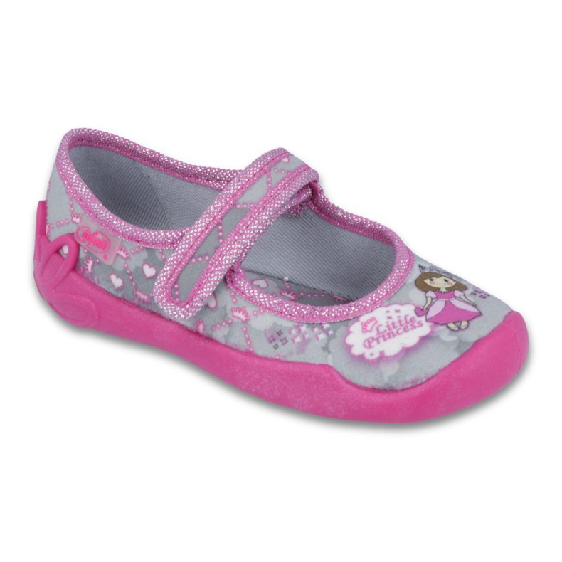 Chaussures enfant Befado 114X305 gris rose