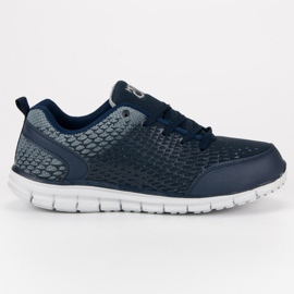 Chaussures de sport en textile bleu Chaussures de sport en textile bleu