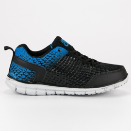 Chaussures de sport en textile noir