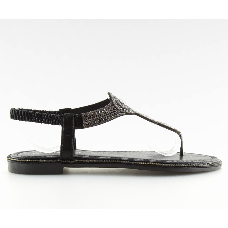 Tongs noires LS-89091 Noir le noir