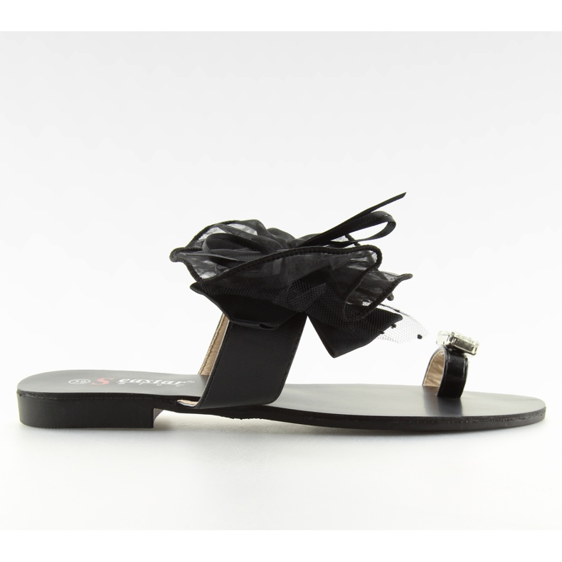 JH70P tongs noires le noir