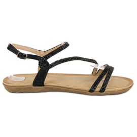 Encor Sandales noires fermées par une boucle le noir Encor Sandales noires fermées par une boucle le noir