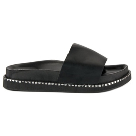 Bestelle Chaussons noirs femme le noir Bestelle Chaussons noirs femme le noir