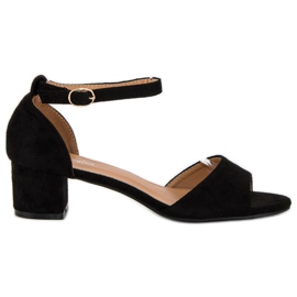 Via Giulia  Sandales noires à talons hauts