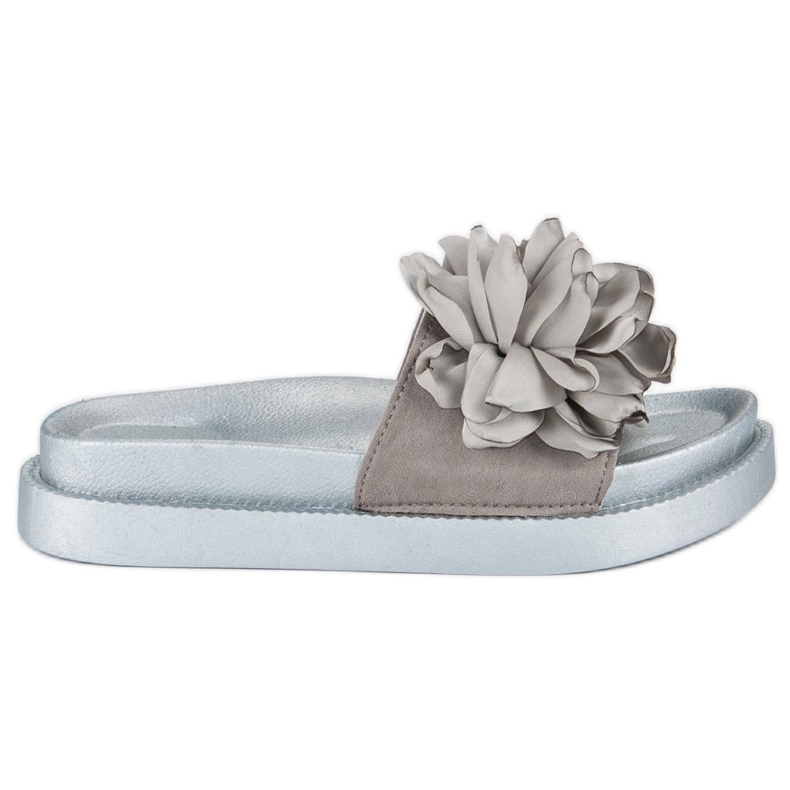 Seastar Chaussons femme Fleurs gris Seastar Chaussons femme Fleurs gris