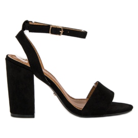 Tina&Co Sandales élégantes sur un poteau noir