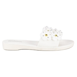 Fashion Chaussons Meliski femme blanc