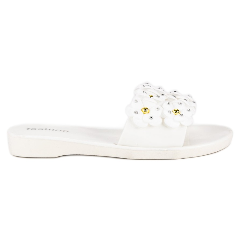 Fashion Chaussons Meliski femme blanche